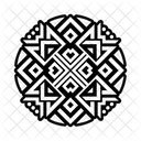 Alma Geometrica Obra De Arte Tribal Icono