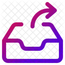 Almacenamiento Flecha Recibir Icon