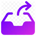 Almacenamiento Flecha Recibir Icon