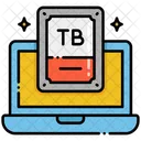 Almacenamiento 1 Tb Tarjeta De Memoria Icono