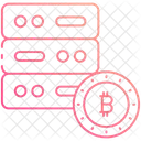 Almacenamiento De Bitcoin Bitcoin Criptomoneda Icono