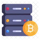 Almacenamiento Criptografico Almacenamiento Blockchain Almacenamiento Bitcoin Icono