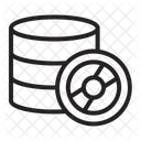 Almacenamiento de bases de datos  Icono