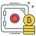 Almacenamiento de bitcoins  Icono