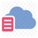 Almacenamiento De Datos Computacion En La Nube Nube Icono