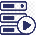 Almacenamiento De Datos Almacenamiento De Datos Con Reproduccion Base De Datos Icono