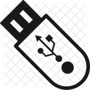 Almacenamiento De Datos Unidad Flash Unidad Portatil Icono