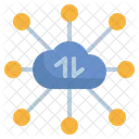 Almacenamiento de datos en la nube  Icono