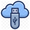 Almacenamiento De Datos En La Nube Computacion En La Nube Alojamiento En La Nube Icon