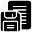 Almacenamiento De Documentos Disquete Dispositivo De Almacenamiento Icono