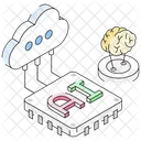 Ai Nube Ai Almacenamiento Ai Computacion Icon