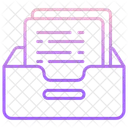 Almacenamiento De Papel Almacenamiento De Archivos Almacenamiento De Documentos Icono