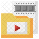 Almacenamiento de vídeo  Icon