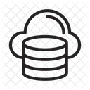 Base De Datos Nube En Linea Icono