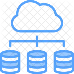 Almacenamiento en la nube  Icono