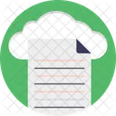 Nube Almacenamiento Datos Icon