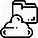 Almacenamiento en la nube  Icono