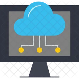 Almacenamiento en la nube  Icono
