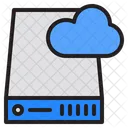 Almacenamiento en la nube  Icono