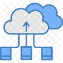 Almacenamiento en la nube  Icono