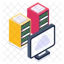 Alojamiento Compartido Almacenamiento Del Sistema Almacenamiento Del Monitor Icono