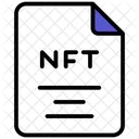 Almacenamiento Nft Token No Fungible Nft Icono