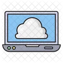 Nube Computadora Portatil Servidor Icono