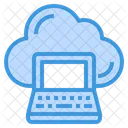 Portatil Almacenamiento Nube Icono