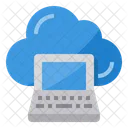 Portatil Almacenamiento Nube Icono