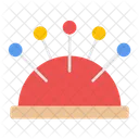 Costura Alfinete Almofada De Agulha Ícone