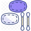 Almohadillas de algodón  Icono