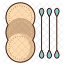 Almohadillas de algodón  Icono