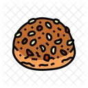 Almond Bun Food Icon