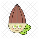 Almond Emoji  Icon