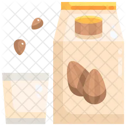 Almond Milk  Icon