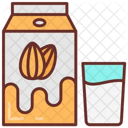 Almond milk  Icon
