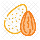 Almond Nut  Icon