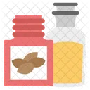 Almond Oil Spa Essential Beauty Product Icon