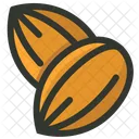 Almonds Nut Seeds Icon
