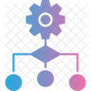 Alogirthm Fluxo Diagrama Ícone