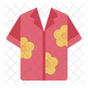 Aloha Shirt Hawaiian Shirt Floral Shirt Icon