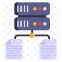 Alojamiento De Archivos Datos Estructurados Alojamiento De Datos Icono