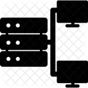 Alojamiento De Datos Almacenamiento De Datos Red De Bases De Datos Icono