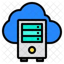 Alojamiento de servidor en la nube  Icono