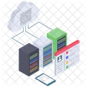 Tecnologia De Nube Dispositivos Conectados A La Nube Computacion En La Nube Icono