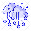 Alojamiento en la nube  Icono