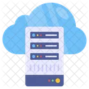Base De Datos En La Nube Servidor En La Nube Base De Datos En La Nube Icono