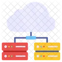 Base De Datos En La Nube Servidor En La Nube Base De Datos En La Nube Icono