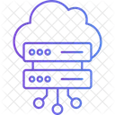 Alojamiento En La Nube Servidor En La Nube Computacion En La Nube Icono