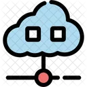 Alojamiento en la nube  Icono